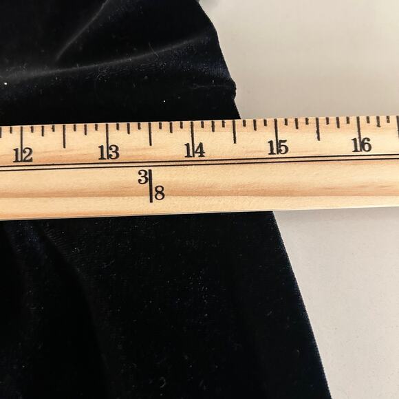 Caren Desiree Company CDC Jumpsuit Velvet SZ6 Sleeveless Zip Back Wide Leg - Picture 9 of 12